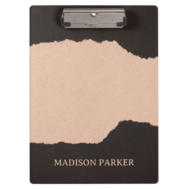 Pranchetas Bordas rasgadas de papel (Frente)