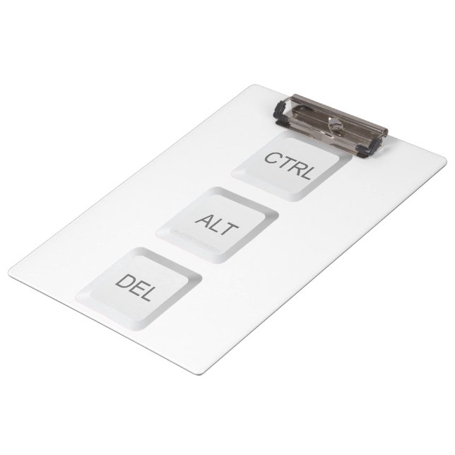Pranchetas botão de teclado de computador CTRL ALT DEL do Sli (Inclinado)