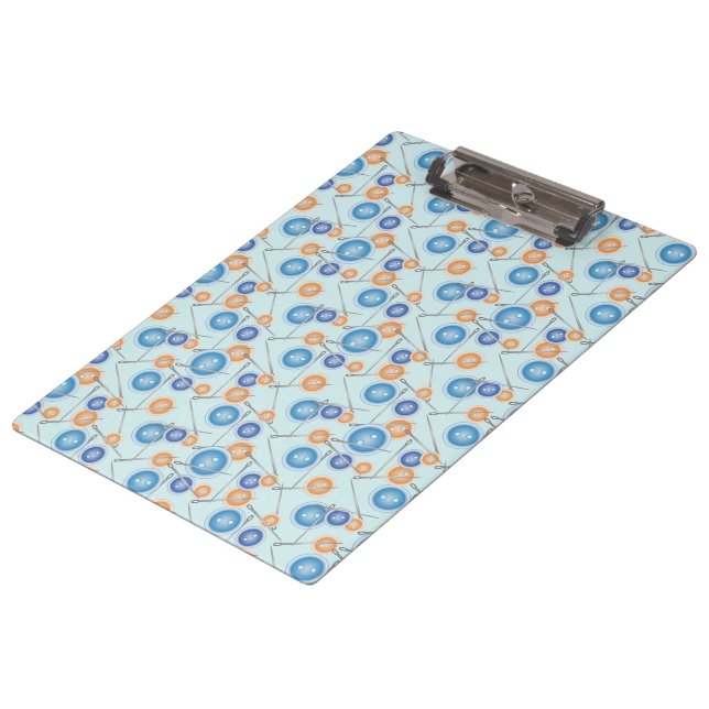 Pranchetas Botões e Agulhas de costura (Inclinado)