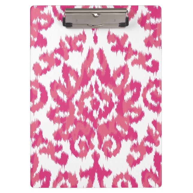 Pranchetas Branco feminino étnico lunático de Ikat Boho & cor (Frente)