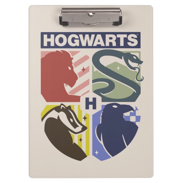 Pranchetas Brasão Estampado Vintage HOGWARTS™ (Frente)