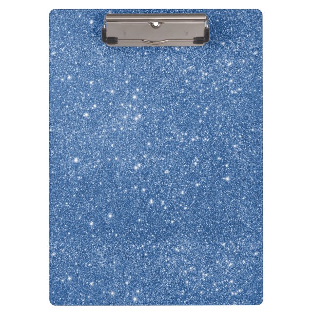 Pranchetas Brilho de Glitter Azul (Frente)