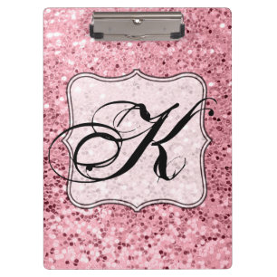 Pranchetas Brilho Dourado cor-de-rosa personalizado do