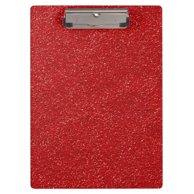 Pranchetas Brilho Vermelho, Sparkly, Fundo Glitter (Frente)
