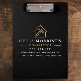 Pranchetas Building Construction Contractor Black Gold