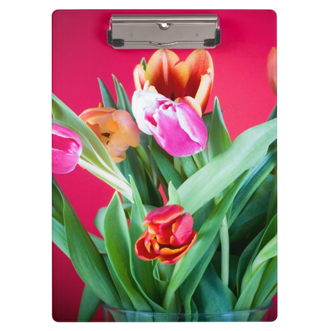 Pranchetas Buquê de tulipas a vermelho (Frente)