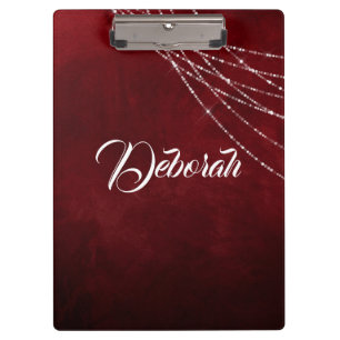 Pranchetas Burgundy Bling