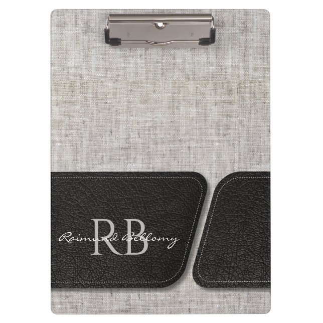 Pranchetas Burlap Moderno (Frente)