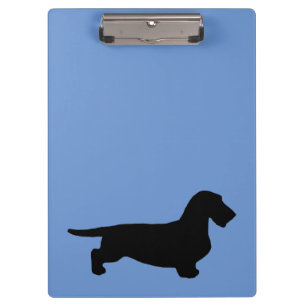 Pranchetas Cabelo grosso Dachshund - Silhouette 1