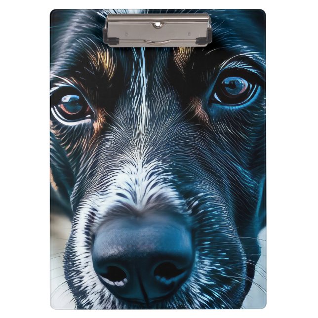 Pranchetas Cachorro Fofo Olhando em Volta (Frente)