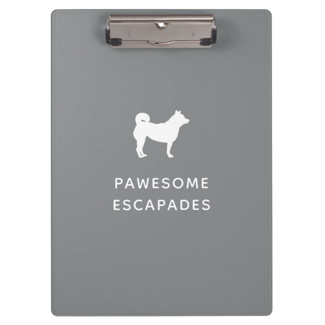 Pranchetas Cachorro Walker e Cinza de amarras (Frente)