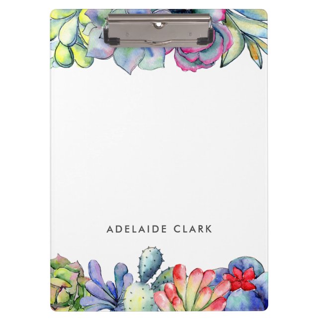 Pranchetas Cacto-aquarela (Frente)