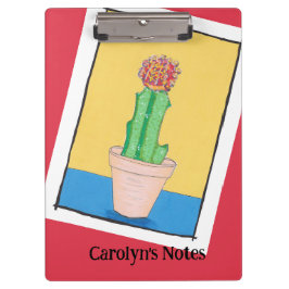 Pranchetas Cacto de bola vermelha num pote, esquisito, person