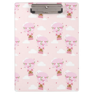 Pranchetas Caderno Balão de Pelúcia Capivara Rosa
