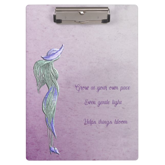 Pranchetas Caderno espiral de calma refinada (Frente)