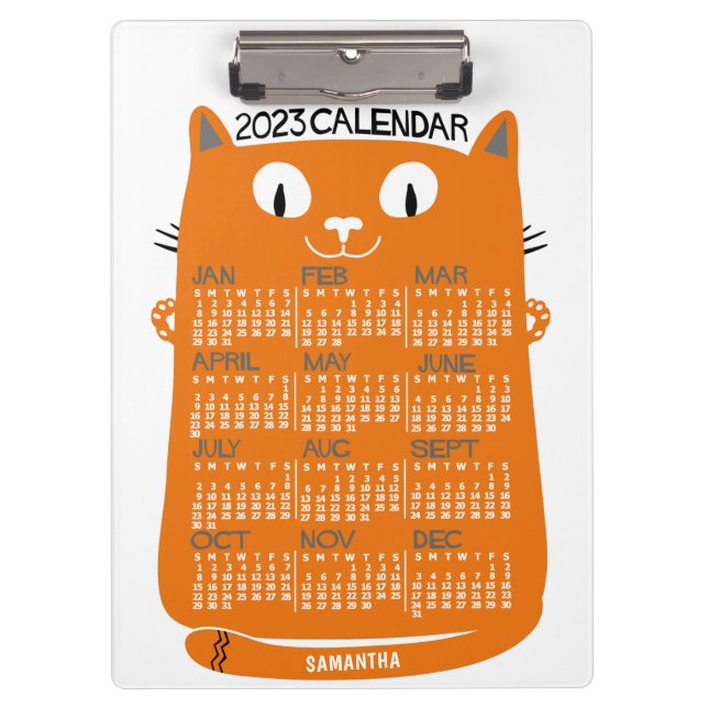 Pranchetas Calendário 2023 (Consulte Descrição de Nova Versão (Frente)