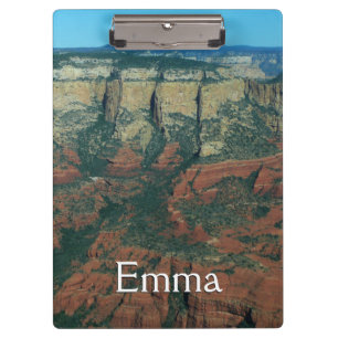 Pranchetas Camadas de Rochas Vermelhas na Arizona de Sedona