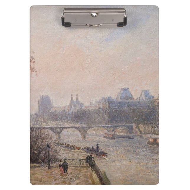 Pranchetas Camille Pissarro - O Sena e o Louvre (Frente)