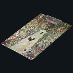 Pranchetas Caminho do Jardim com Galinhas, Gustav Klimt, Art<br><div class="desc">Caminho do Jardim com Galinhas (1916) de Gustav Klimt é uma pintura de arte fina do Simbolismo da Era Vitoriana antiga. Uma cena natural com galinhas no jardim de flores do quintal de uma fazenda. Sobre o artista: Gustav Klimt (1862-1918) foi um pintor simbolista austríaco e um dos membros mais...</div>
