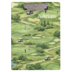 Pranchetas Campo de golfe personalizado