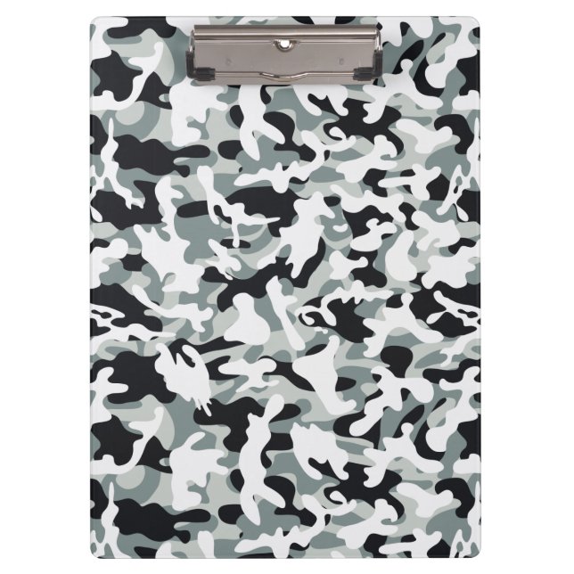 Pranchetas Camuflagem de Poeira de Neve (Frente)