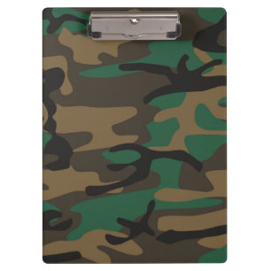 Pranchetas Camuflagem militar verde de Brown Camo