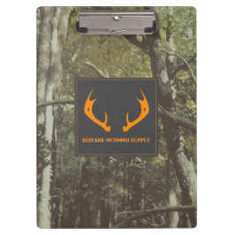 Pranchetas Camuflagem Orange Deer Antlers ao ar livre