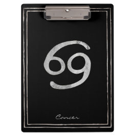 Pranchetas Cancer do caranguejo martelado por prata estilizad