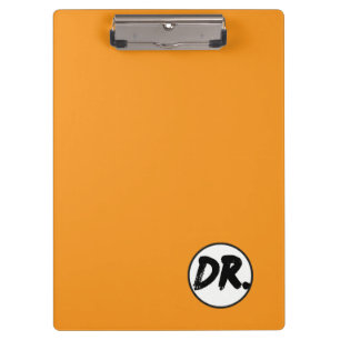 Pranchetas Capa de telefone Orange DR. Logo