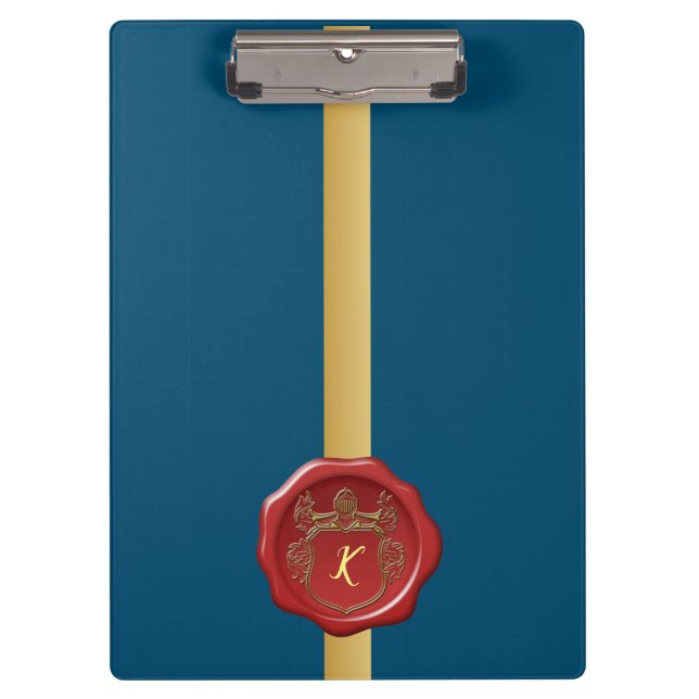 Pranchetas Carimbo de Padrões de Monograma Na moda moderno (Frente)