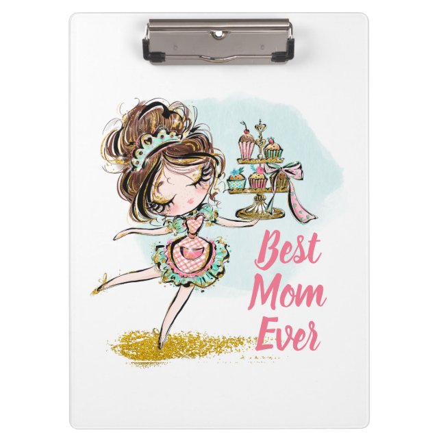 Pranchetas Carpeta de pinza para mamá (Frente)