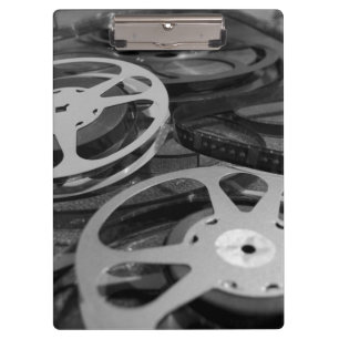 Pranchetas Carretéis de filme do vintage 35mm preto e branco
