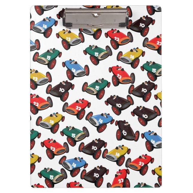 Pranchetas Carros De Corrida Vintage (Frente)