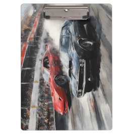 Pranchetas Carros de músculo vermelho e preto