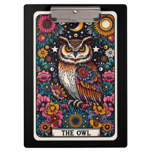 Pranchetas Carta de Tarot da Coruja – Sabedoria Mística