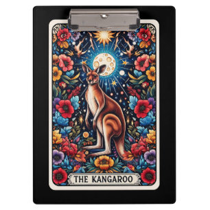 Pranchetas Carta de Tarot do Canguru – Simbolismo Espiritual