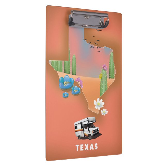 Pranchetas Cartaz de viagem Texas (Direita)