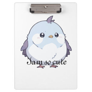 Pranchetas Cartoon de Aves Cute Kawaii Chubby - Pastel Adoráv