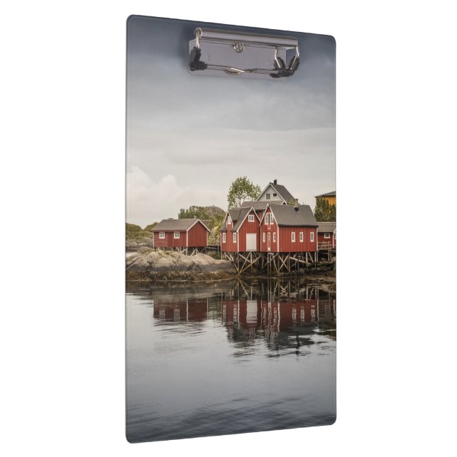 Pranchetas Casas de Barcos Vermelhos da Noruega (Direita)