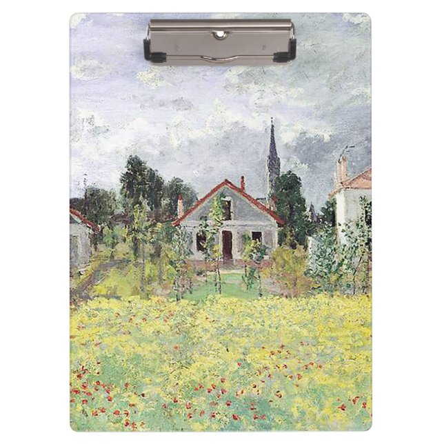 Pranchetas Casas em Argenteuil Claude Monet (Frente)