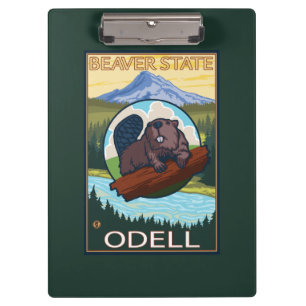 Pranchetas Castor & capa do Mt. - Odell, Oregon