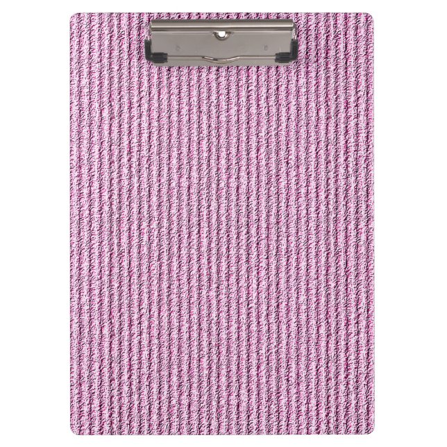 Pranchetas Casual Pink Corduroy Stripe Pattern (Frente)