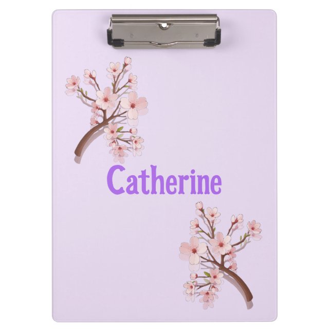 Pranchetas Catherine Sakura Blossom Branch Heart (Frente)