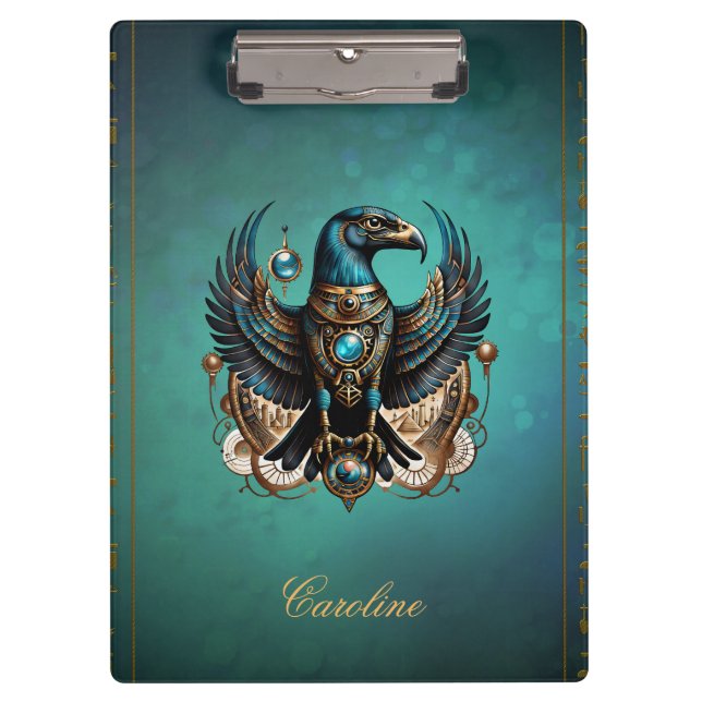 Pranchetas Cavalgue o deus falcão. (Frente)