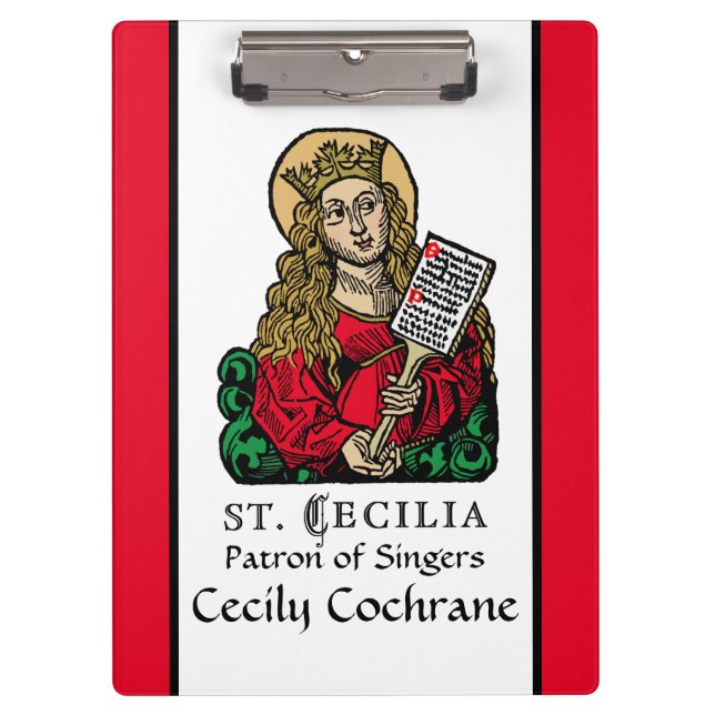 Pranchetas Cecilia com Hymn Conselho (Nuremberg) (Frente)