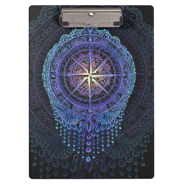 Pranchetas Celestial Compass Mandala (Frente)