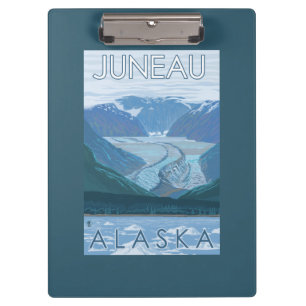 Pranchetas Cena da geleira - Juneau, Alaska