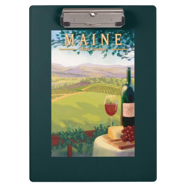 Pranchetas Cena do país de MaineWine (Frente)