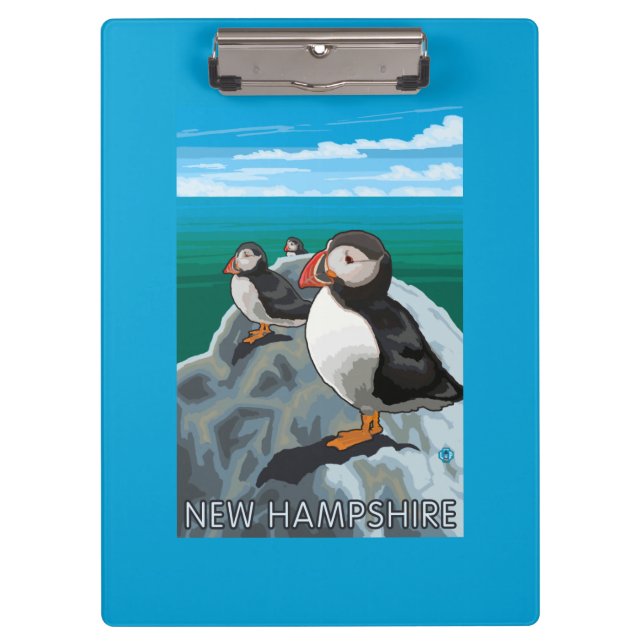 Pranchetas Cena nova de HampshirePuffins (Frente)