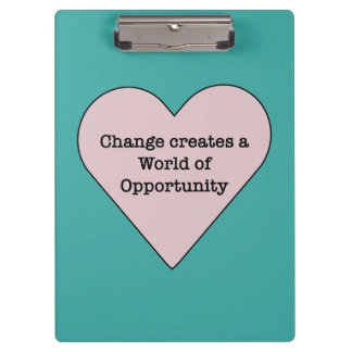 Pranchetas Change creates